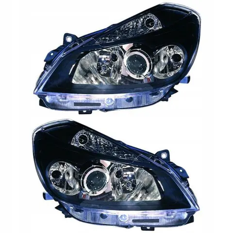 REFLEKTORY LAMPY PRZEDNIE RENAULT CLIO III 3 '05- ZESTAW
