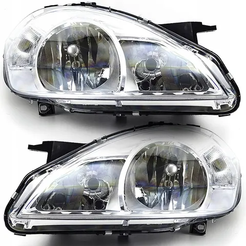 REFLEKTORY LAMPY PRZEDNIE MERCEDES A CLASS '04-12' - LEWA+PRAWA ZESTAW