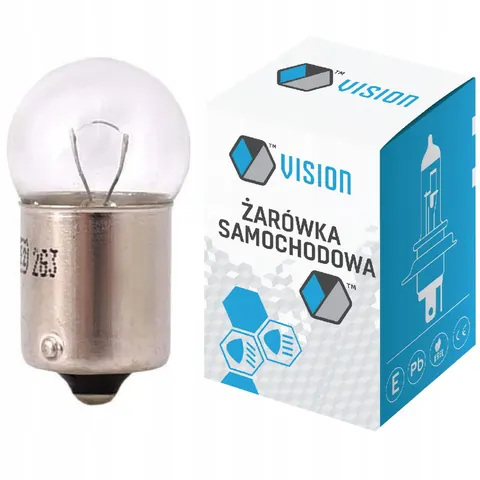 ŻARÓWKA VISION R5W 12V 5W BA15S ŚWIATŁO STOP COFANIA KIERUNKOWSKAZU