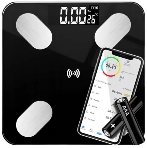 WAGA ŁAZIENKOWA ANALITYCZNA SLIM 180KG SMART 17w1 ANDROID iOS + BATERIE!!!