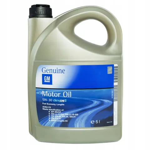 GM 5W30 DEXOS2 OPEL 5W30 5L