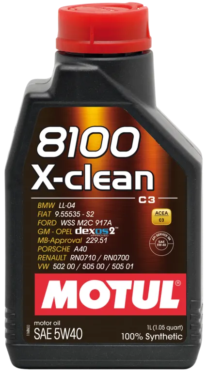 Motul 5W40 8100 X-clean C3 1L