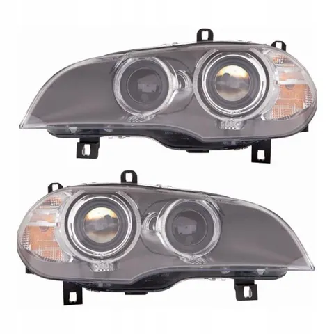 REFLEKTORY LAMPY D1S BMW X5 E70 06-08 KOMPLET DEPO LEWA + PRAWA KSENON