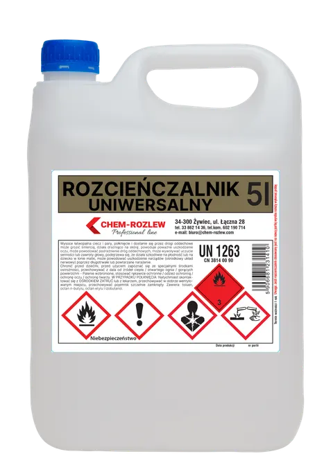 Rozpuszczalnik UNIWERSALNY 5l CHEM-ROZLEW +