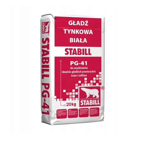 STABILL Gładź tynkowa biała 20kg PG-41
