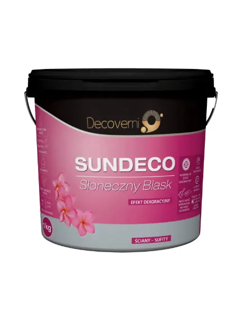 SUNDECO Farba metaliczna z piaskiem 1kg ok 8m2
