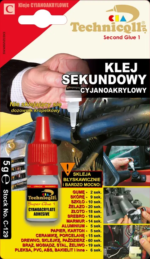 Klej sekundowy 5g Technicqll