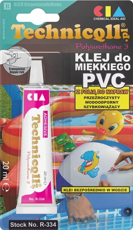 Klej do miękkiego PCV, basenów 20ml Technicqll