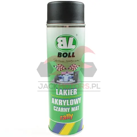 BOLL Lakier Akrylowy Rally Spray 500ml Czarny Mat