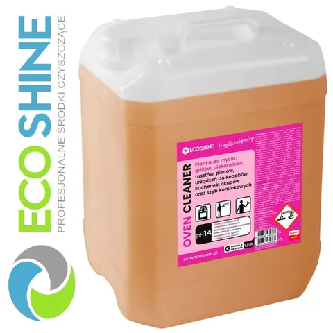 ECO SHINE Oven Cleaner 5l Płyn do mycia grillów, piekarników, pieców konwekcyjnych oraz kominków