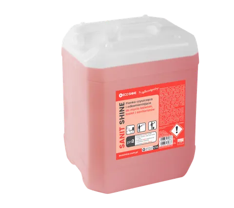 ECO SHINE- SANIT SHINE 10L -Pianka czyszcząco-odkamieniająca do toalet i łazienek