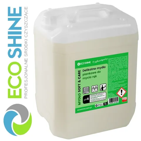 Mydło piankowe ECO SHINE SOFT&CARE 5 L
