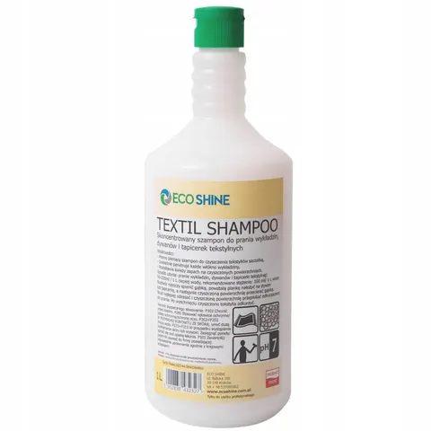 ECO SHINE TEXTIL SHAMPOO Szampon do prania dywanów i tapicerki 1L