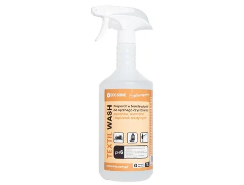 ECO SHINE TEXTIL WASH Pianka do czyszczenia tapicerki i dywanów 1L