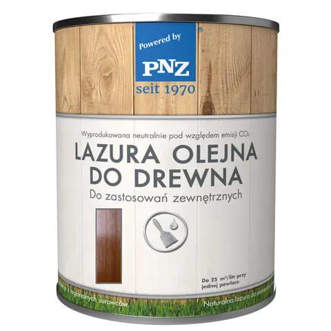 PNZ Lazura Olejna do drewna 0,75L Teak