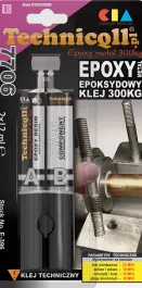 Klej metalowy epoksydowy 300kg 2x12ml Technicqll