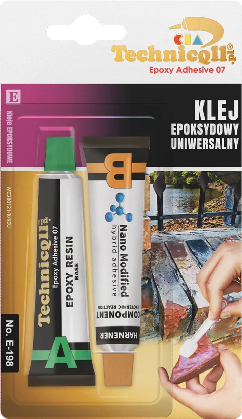 Klej uniwersalny epoksydowy 2x20ml Technicqll