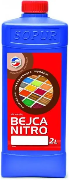 Bejca nitro do drewna SOPUR 2L Biel 20-01
