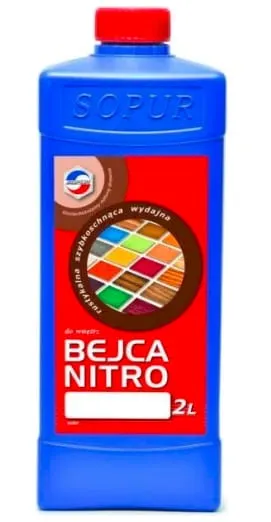 Bejca nitro do drewna SOPUR 2l Brunat 22-05