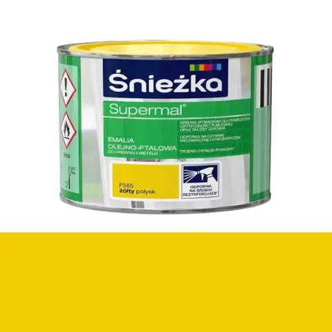 Śnieżka Supermal Emalia 0,2l Żółty F565