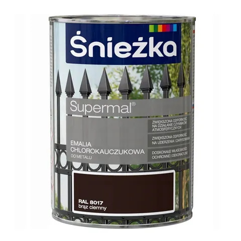 ŚNIEŻKA CHLOROKAUCZUK 0,9L RAL 8017 Brąz Ciemny
