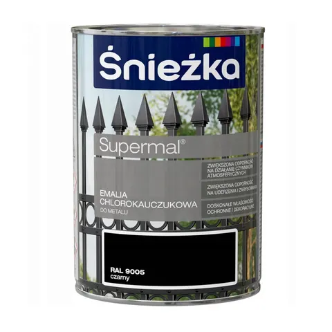 ŚNIEŻKA CHLOROKAUCZUK 0,9L RAL 9005 Czarny