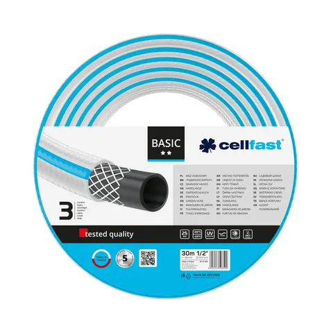 Cellfast Wąż Ogrodowy BASIC 1/2" 30M 10-401
