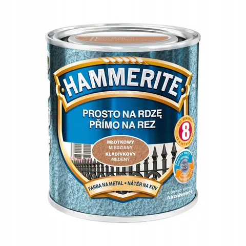 HAMMERITE Prosto na Rdzę 0,7L Miedziany młotkowy