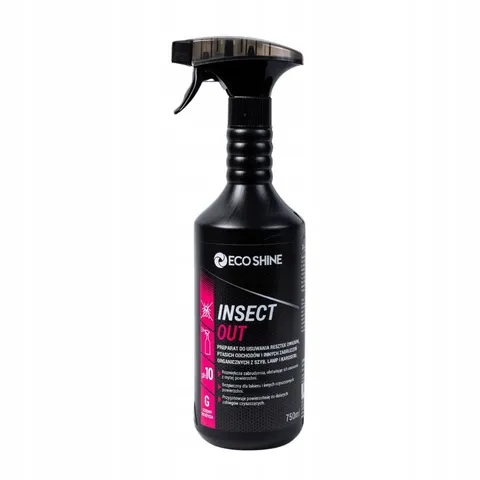 ECO SHINE Car Insect Out 1l Gotowy do użycia preparat do usuwania owadów i innych zanieczyszczeń organicznych z szyb, lamp i karoserii /12/