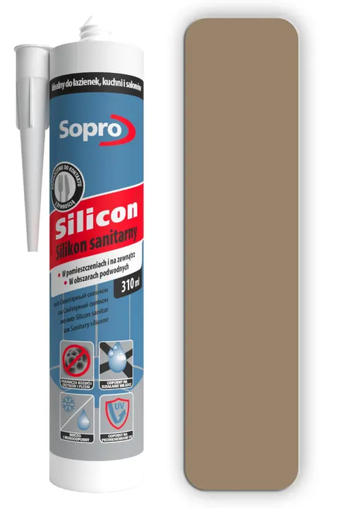 SOPRO Silikon sanitarny 310ml Sahara 40