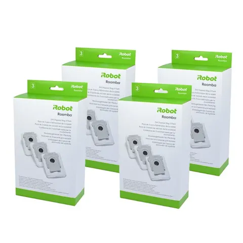 Zestaw worków AllergenLock do stacji iRobot Clean Base (4 opakowania) S9+ / I7+ / I3+ / J7+ / I8+ / S9 / I7 / I3 / J7 / Combo 10 Max