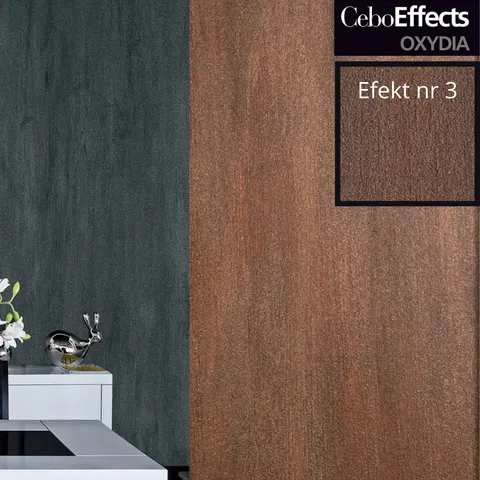 Zestaw Farb Dekoracyjnych CeboEffects Oxydia 18m2 Efekt 3