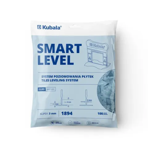 Smart level - klipsy 3,0mm; 100 sztuk KUBALA
