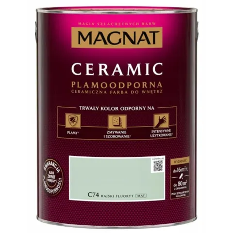 MAGNAT Ceramic Farba plamoodporna rajski fluoryt C74 5L
