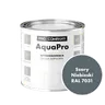 Szybkoschnąca uniwersalna emalia akrylowa Aqua Pro Szary Niebieski RAL 7031 0,8L