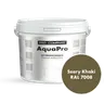 Szybkoschnąca uniwersalna emalia akrylowa Aqua Pro Szary Khaki RAL 7008 9L