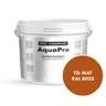 Szybkoschnąca uniwersalna emalia akrylowa Aqua Pro Tik MAT RAL 8023 9L
