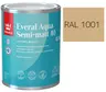 TIKKURILA Everal Aqua Semi Matt [40] 0,9l KOLOR BEŻOWY RAL 1001
