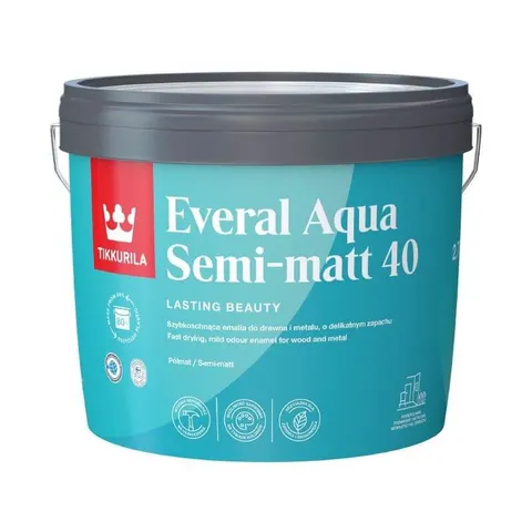 TIKKURILA Everal Aqua Semi Matt [40] 2,7L KOLOR NCS S 0502-Y