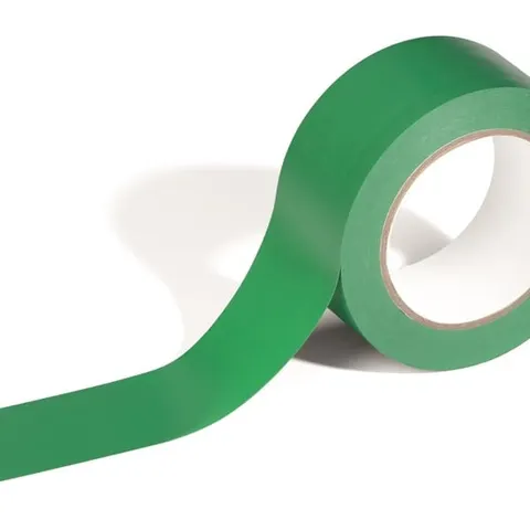 Taśma podłogowa do znakowania DURABLE DURALINE BASIC 50mm x 0,16mm x 33m zielona / 104405/