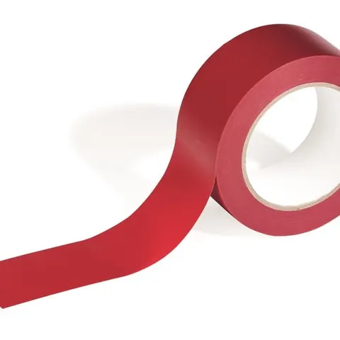 Taśma podłogowa do znakowania DURABLE DURALINE BASIC 50mm x 0,16mm x 33m czerwona /104403/