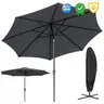 Parasol ogrodowy łamany, składany 320cm + Pokrowiec