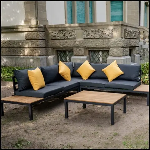 Narożnik aluminiowy, meble wypoczynkowe do ogrodu meble na tras MASSIMO