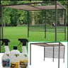 Pawilon ogrodowy 2,92x3,92m , aluminiowa pergola z rozkładanym dachem PRATTO