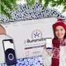 Białe zimne lampki choinkowe 200LED światła na aplikacje sterowane telefonem