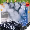 Długie lampki choinkowe 500LED światełka ozdoba świąteczna biały zimny , 30 metrów