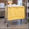 Wózek na brudne pranie pościel stal nierdzewna do hotelu 250L Royal Catering