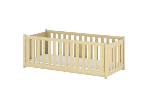 CONCEPT 90x200 sosna łóżko montessori podłogowe dziecięce kojec Lano Meble