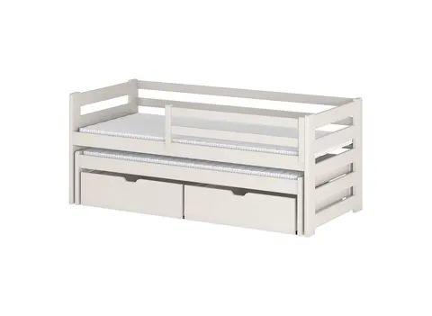 SENSO 80x190 bawełna łóżko podwójne wysuwane Lano Meble