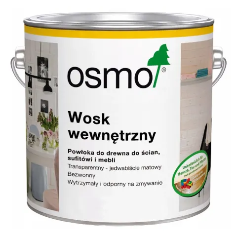 Osmo 7394 Biały, kryjący Wosk wewnętrzny 7394/0,75
